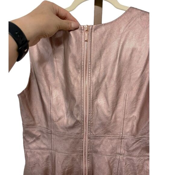 A|X Armani Exchange Faux Leather Dress-Size 10 - Picture 6 of 13